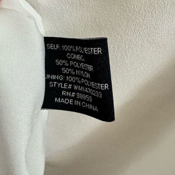 W118 by Walter Baker Heidi Dress Off White & Black Sleeveless Size Small - Picture 4 of 5